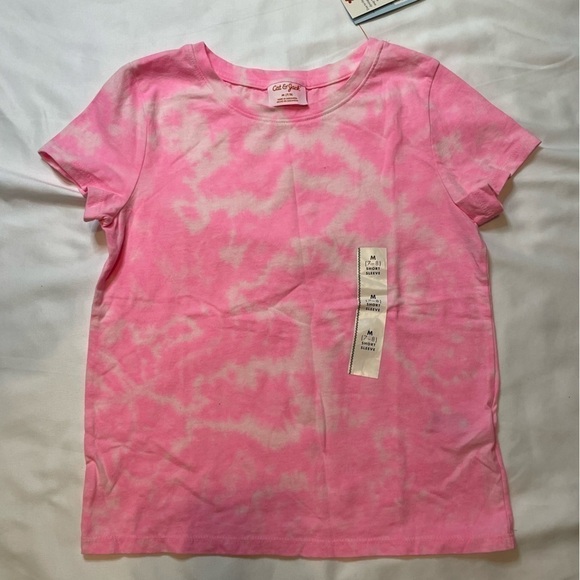 Cat & Jack Other - 🐶🐶🐶NWT girls Cat & Jack size Medium (7/8) pink tie-dye t-shirt🐶🐶🐶